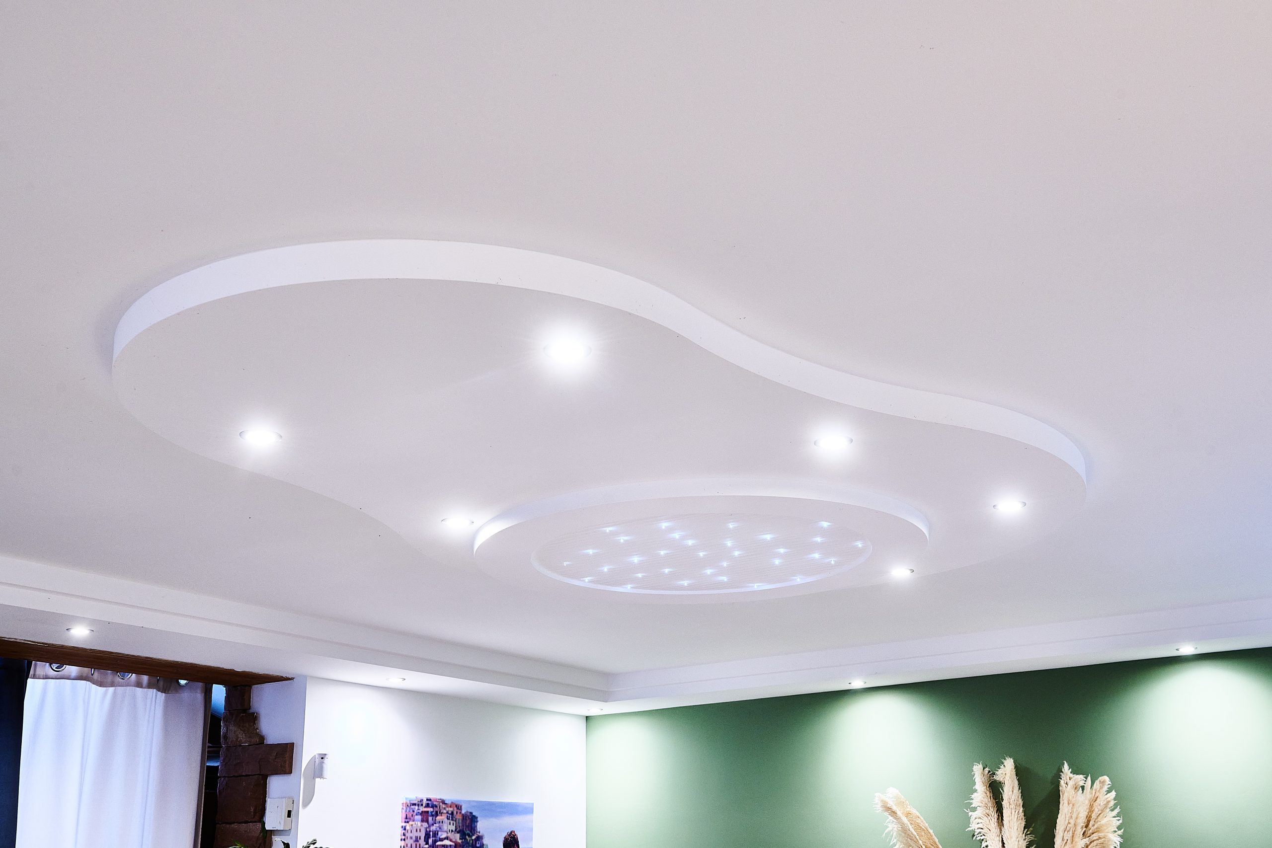 Plafond en staff