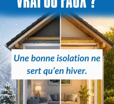 Vrai ou Faux ? Une bonne isolation ne sert qu&rsquo;en hiver.